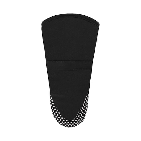Ritz Royale Solid Puppet Mitt/with White Silicone Dots Black, PK12 51214